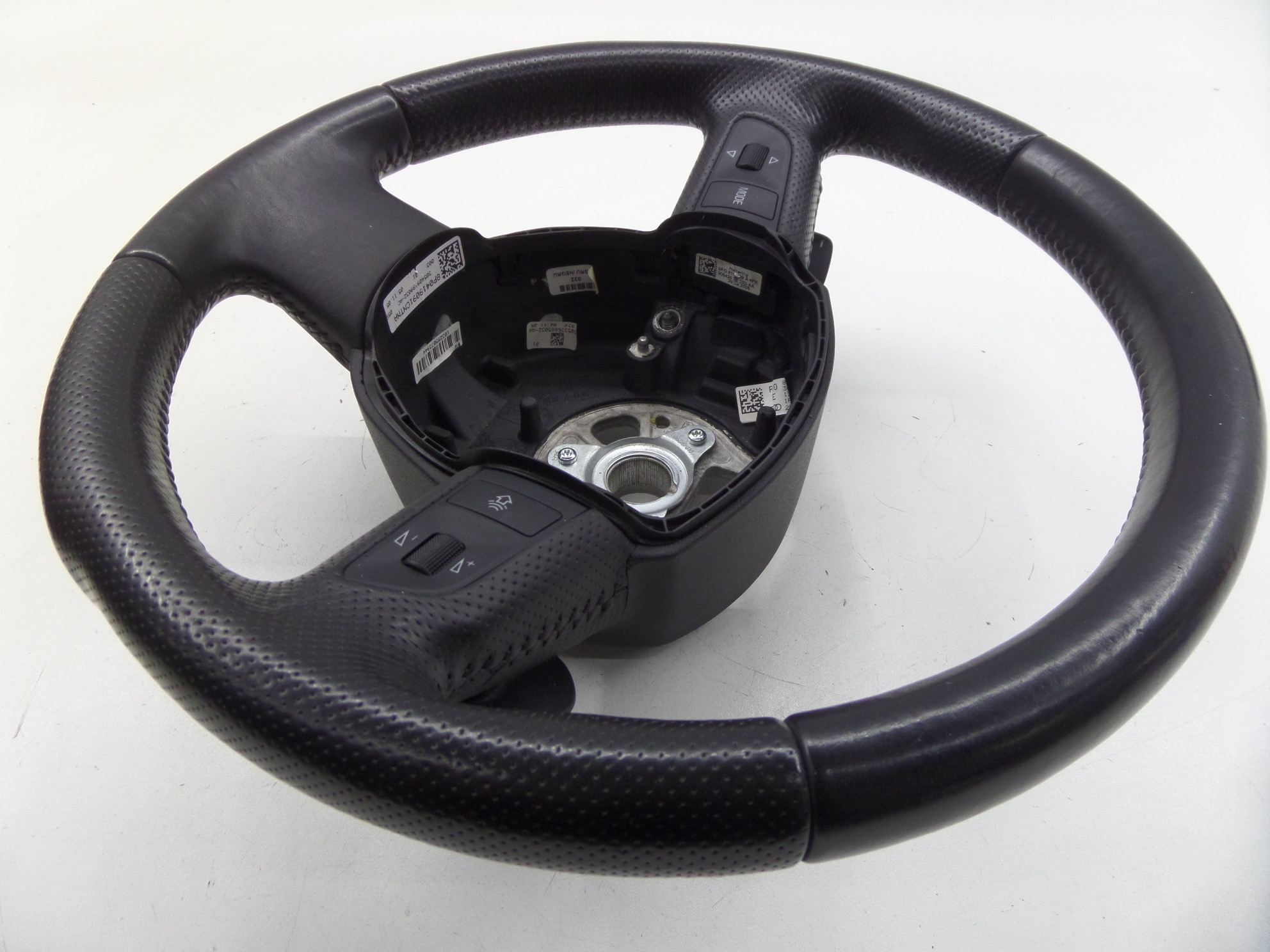 06-08 Audi A3 3 Spoke Leather Multi-Function Steering ...