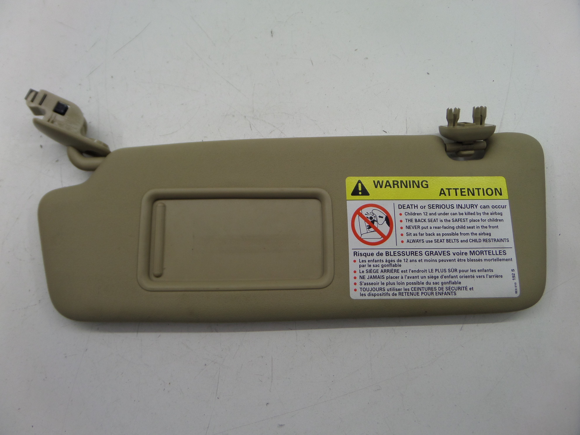 Audi A3 Left Sun Visor Tan 8p 06 08 Oem 8p0 857 551 Ebay