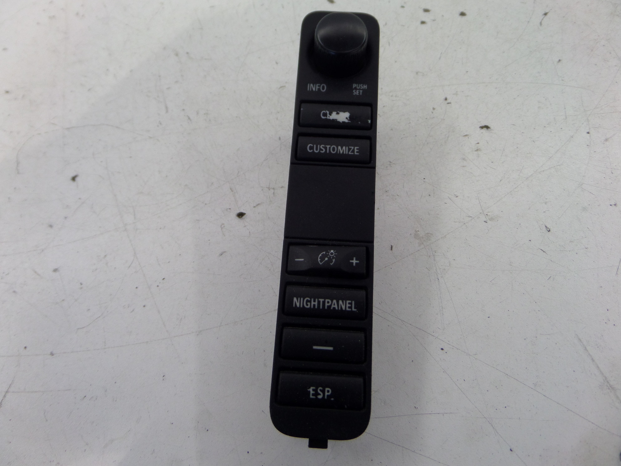 Saab 9-3 Info Night Panel ESP Switch 03-07 OEM 12792588 | eBay