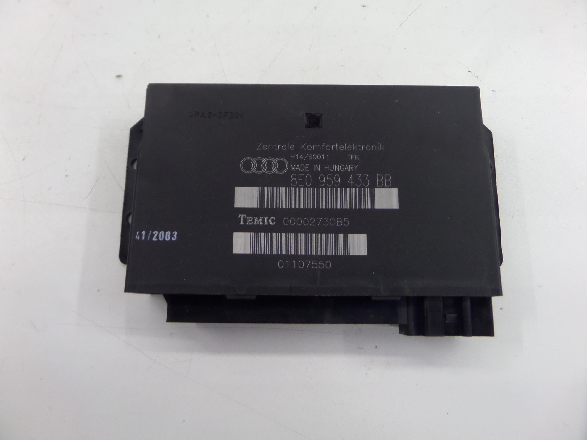 Audi A4 CCM Comfort Control Module B6 04-05 OEM 8E0 959 ...