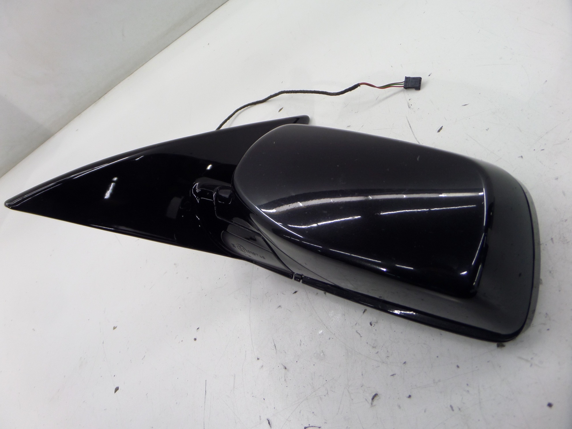 BMW 650i Left Auto Dim Side Door Mirror Black E64 OEM Puddle Light | eBay