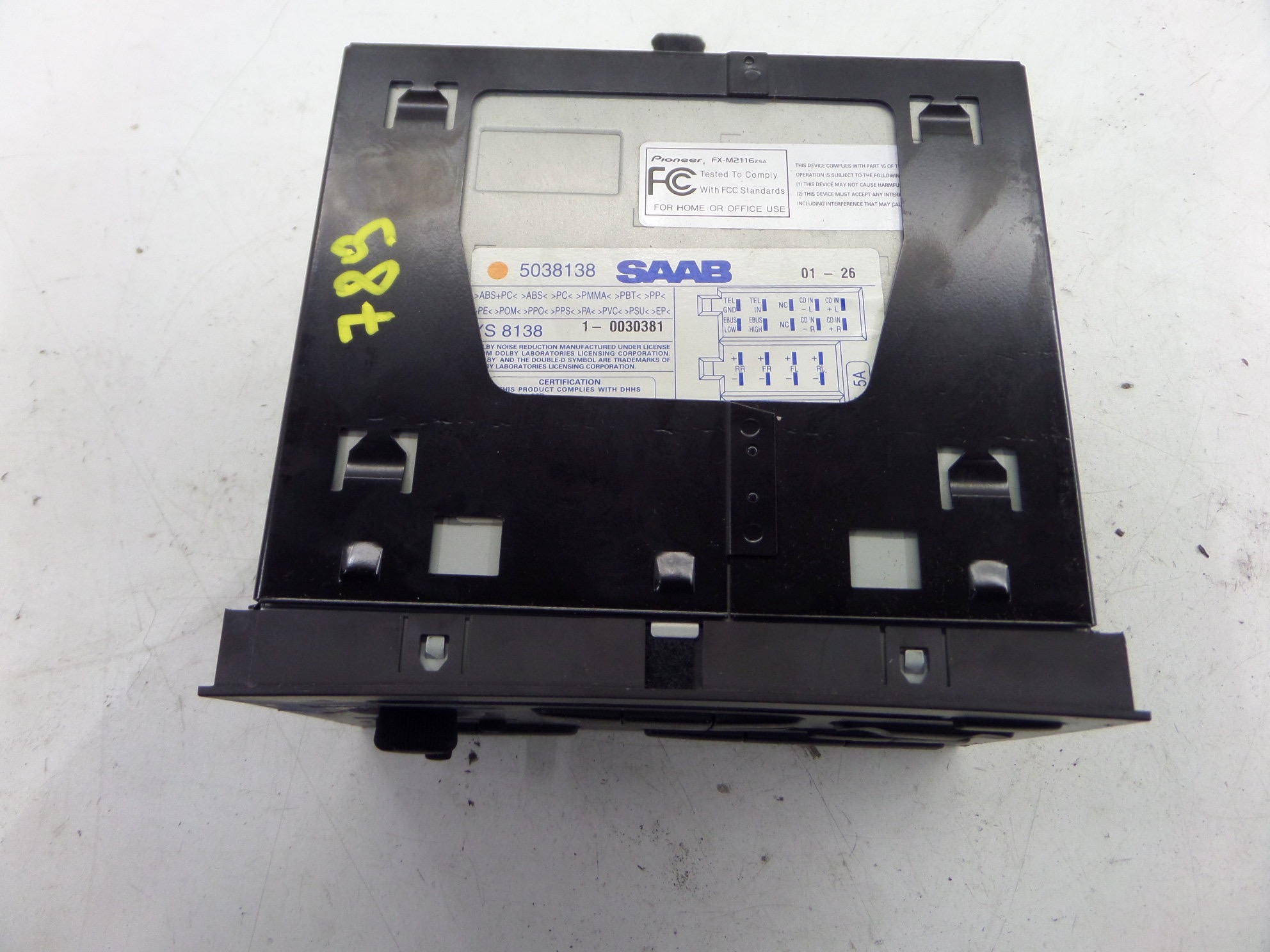 Saab 9-5 Stereo Radio Deck YS3E 02-05 OEM 5038138 | eBay