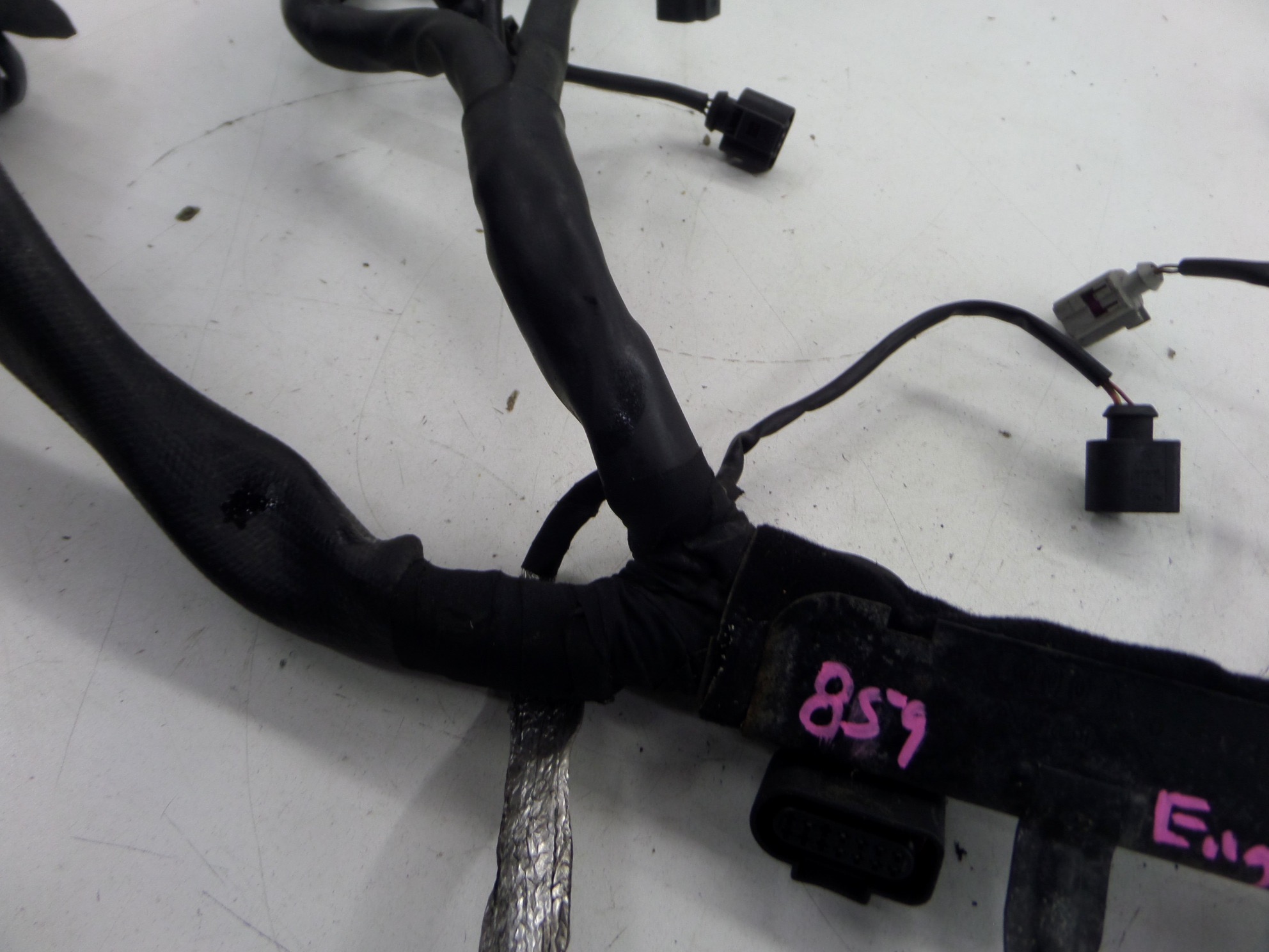 06-08 Audi B7 RS4 4.2L Engine Wiring Harness 2 ECU Some Cut Wires | eBay